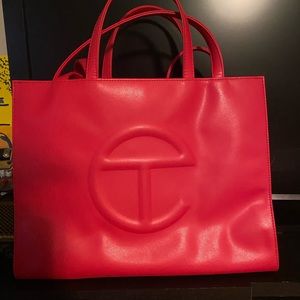 Medium Red Telfar Shopping Bag